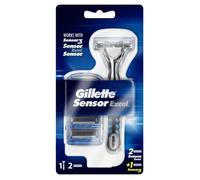 GILLETTE Sensor Excel Manche de rasoir + 3 Lames