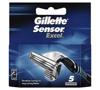 Rasoir - GILLETTE - Sensor Excel - 5 lames chromes - précis et confortable