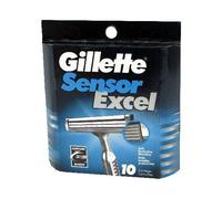 Gillette Sensor Excel Razor Blades - 30 Piece Bundle (3 Packs of 10)