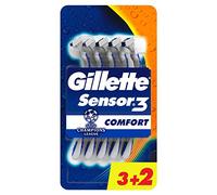 Gillette Sensor3 Comfort Lot de 5 lames jetables pour homme