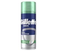 Gillette Series Mousse A Raser Homme, Conçue Pour Peaux Sensibles, Contre Brulures, Rougeurs, Irritations Dues Au Rasage, Formule Apaisante A L’Aloe Vera, 400ml
