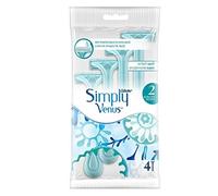 Gillette Simply Venus2 rasoir 4 pièces, 1 paquet (1 x 4 pièces)