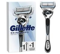 Gillette SkinGuard Peau Sensible Flexball Rasoir Pour Homme Avec Peau Sujette Aux Irritations, 1 Manche, 1 Recharge De Lames