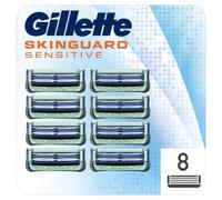 Gillette SkinGuard Sensitive Recharges De Lames De Rasoir Pour Homme, Avec Une Touche D’Aloe Vera, 8 Unités, Cliniquement Prouvées Pour Les Peaux Sensibles