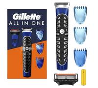 Gillette Tondeuse Corps Et Barbe Pour Homme, Rasoir Et Sculpteuse Electrique Tout-En-Un Avec Technologie Braun, 1 Lame ProGlide, 3 Sabots, Etanche, Tonte De Précision Sur Le Visage Et Le Torse