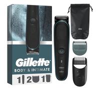 Gillette Tondeuse Electrique Pour Hommes I5 Initmate Pour Un Rasage Des Zones Intimes Et Des Poils Pubiens, Douce Avec La Peau Sensible, Etanche, Sans Fil, Avec Lames Inusables Sans Besoin De Rechange