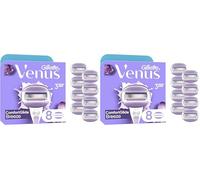 Gillette Venus ComfortGlide Breeze pour Femme, 8 Recharges De Lames, authentiques, Barres Parfumées, sans Besoin De Gel A Raser, Cartouches A 3 Lames Conçus pour Corps Et Poils (Lot de 2)