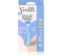 Gillette Venus Intimate Rasoir Femme pour le Maillot, 3 Lames, Bleu