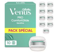 Gillette Venus Lames de Rasoir Femme, 10 Rechanges Pro ComfortGlide