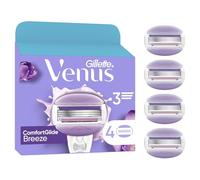 Gillette Venus Lames de rasoir Femme ComfortGlide Breeze – barres de gel parfumées, pack 4
