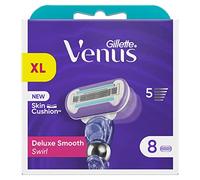 Gillette Venus Lames de Recharge Deluxe Smooth Swirl pour Femmes, X8, 5 Lames Durables Pour Un Rasage Extra Lisse Avec Des Résultats Durables