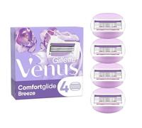 Gillette Venus Comfortglide Breeze, Lames de Rasoir Femme, Rasage de Près en Douceur, 4 Lames de Recharges