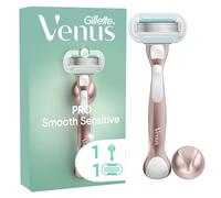 Gillette Venus Rasoir Pour Femmes Pro Smooth Sensitive Pour Peaux Sensibles, Manche Réutilisable Et Cartouche De Recharge A 5 Lames, Bande Lubrifiante Avec Une Touche D’Aloe Vera, Rasage Doux