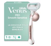 Gillette Venus Rasoir Femme Pro Smooth Sensitive, Recharge, Rose
