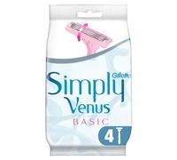 Gillette Venus Rasoirs Jetables Femme, pack de 4, en Rose