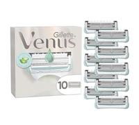 Gillette Venus Lot De 10 Recharges De Rasoir Pour Femme Pour La Peau Et Les Poils Pubiens, Lame De Précision Pour Bien Raser Les Zones Difficiles Et Barre De Protection, AUTHENTIQUES Satin Care