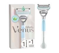 Gillette Venus Satin Care - Rasoir Rechargeable Aloe Vera + 1 Recharge - 1 Unité