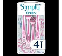 Gillette Venus Simply Venus - Pack de 4 rasoirs jetables