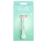 Gillette Venus Smooth Sensitive - Rasoir pour femme avec 1 cartouche de lames de rechange