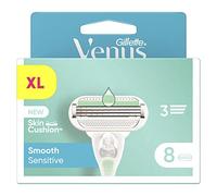 Gillette Venus Smooth Sensitive Recharges De Lames, Pour Femme X8, À 3 Lames