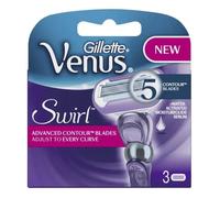 Gillette Venus Deluxe Smooth Swirl Lot De 6 Lames De Rechange Pour Femme, Recharges Avec 5 Lames Pour Un Rasage De Près, Avec Un Ruban Hydratant Pour Protéger La Peau Sensible