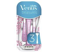 Gillette Venus Treasures jetables pour femme rasoirs, Lot de 3
