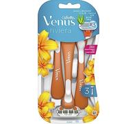 Gillette Venus Venus Riviera Lot de 3 rasoirs jetables pour femme