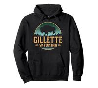 Gillette Wyoming WY Buffalo Bison Sweat à Capuche