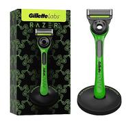 GilletteLabs Avec Barre Exfoliante, Édition Limitée Razer, Rasoir Pour Homme Gillette, 1 Manche - 1 Lame, Avec Socle Magnétique Premium