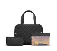 Gillian Jones - 3-piece Cosmetic Bag Set In 100% Recycled Plastic