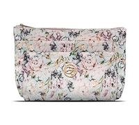 Gillian Jones - 3-Room Cosmetic Bag - Rose flowerprint