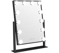 Gillian Jones - Led Light Hollywood Mirror Black