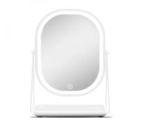 Gillian Jones - Mirror With Led Light And Tray - White