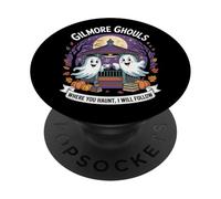 Gilmore Ghouls Where You Haunt I Will Follow Halloween Ghost PopSockets PopGrip Adhésif