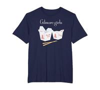 Gilmore Girls Chinese Takeout T-Shirt, Homme Grandes Tailles, Bleu Marine, 6X Tall