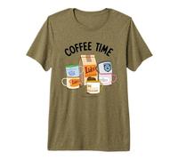 Gilmore Girls Coffee Time Cup Logo Collection T-Shirt Haut de Gamme