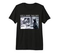 Gilmore Girls Life's Shirt. Talk Fast. Luke and Lorelai T-Shirt Haut de Gamme