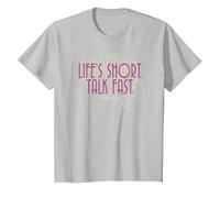 Gilmore Girls Life's Short T-Shirt, Enfant, Argent, 12 Ans