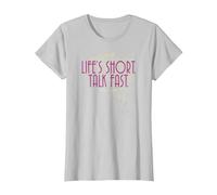 Gilmore Girls Life's Short T-Shirt, Femme, Argent, L