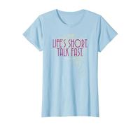 Gilmore Girls Life's Short T-Shirt, Femme, Bleu Céleste, XS