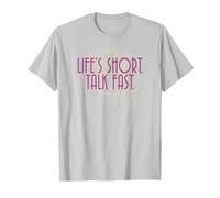 Gilmore Girls Life's Short T-Shirt, Homme, Argent, XXL