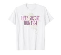 Gilmore Girls Life's Short T-Shirt, Homme, Blanc, 3XL