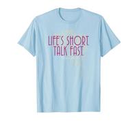 Gilmore Girls Life's Short T-Shirt, Homme, Bleu Céleste, L