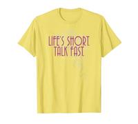 Gilmore Girls Life's Short T-Shirt, Homme, Citron, XXL
