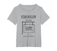 Gilmore Girls Stars Hollows Sign T-Shirt, Femme Grandes Tailles, Gris Chiné, 5X