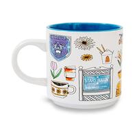 Gilmore Girls Stars Mug empilable en céramique avec icônes pour filles | Contenance : 370 ml