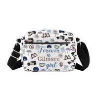 Gilmore Trousse de maquillage inspirée du film Fandom Lorelai Rory Gilmore, blanc, ForeverGilmore HB UK