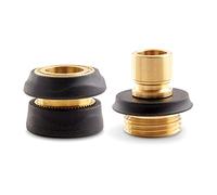 Gilmour 402 Gaqp Pro Gros débit Laiton connecteur Rapide avec Ensemble de poignées en Caoutchouc antidérapant