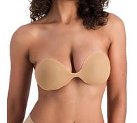 GILSA Paris - Concorde/Soutien Silicone Push UP (FR/ES, Alpha/Lettres, Moyen, Taille Normale, Taille Normale, Noisette)