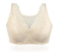 Giltpeak Soutien-gorge de mastectomie avec poches pour prothèse, soutiens-gorge prothétiques avec formes mammaires intégrées, soutien-gorge chirurgical, nude, 105B